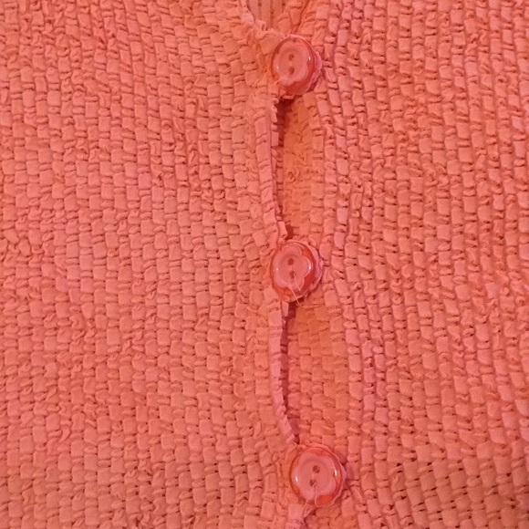 Vintage Peach Crop Top - Picture 6 of 7